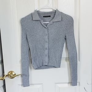 NWOT Brandy grey long sleeve